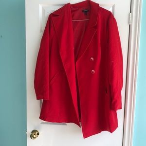 Red blazer